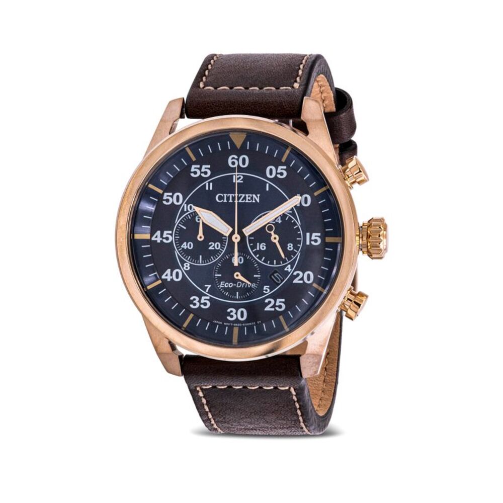 Citizen Eco-Drive Avion Chronograph Mens Watch